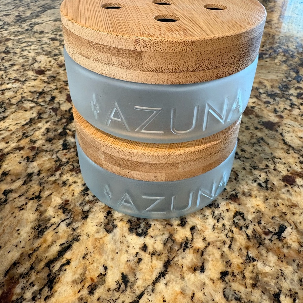 Azuna Bamboo and Frosted Glass Air Fresheners set of 2